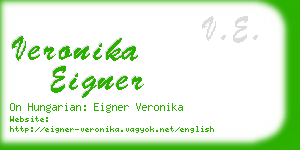 veronika eigner business card